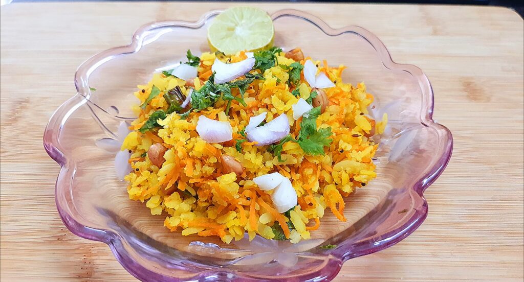 Healthy Breakfast Poha Recipe