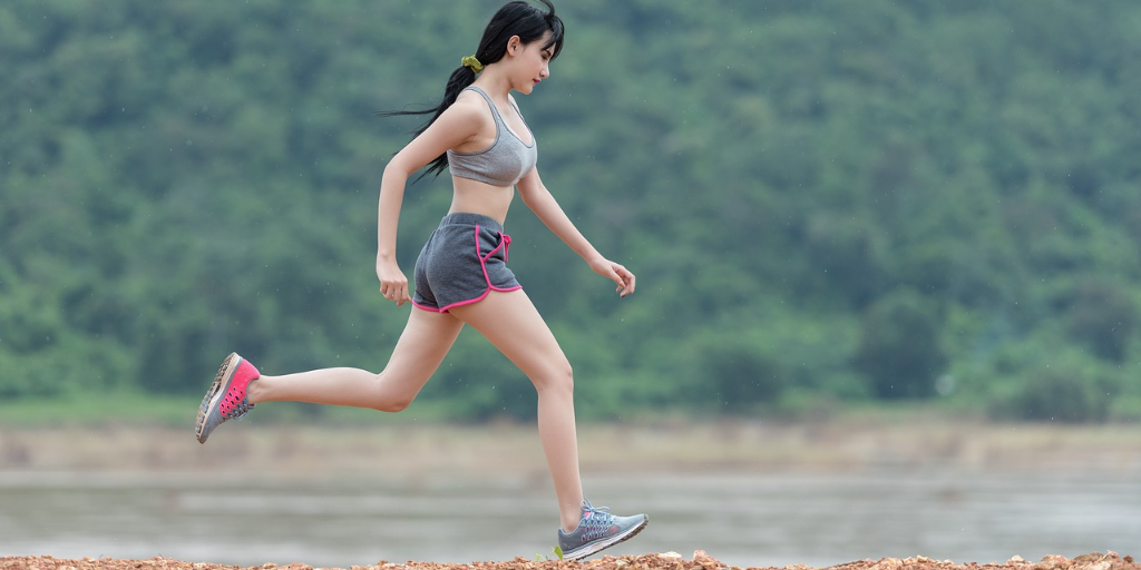 running walking