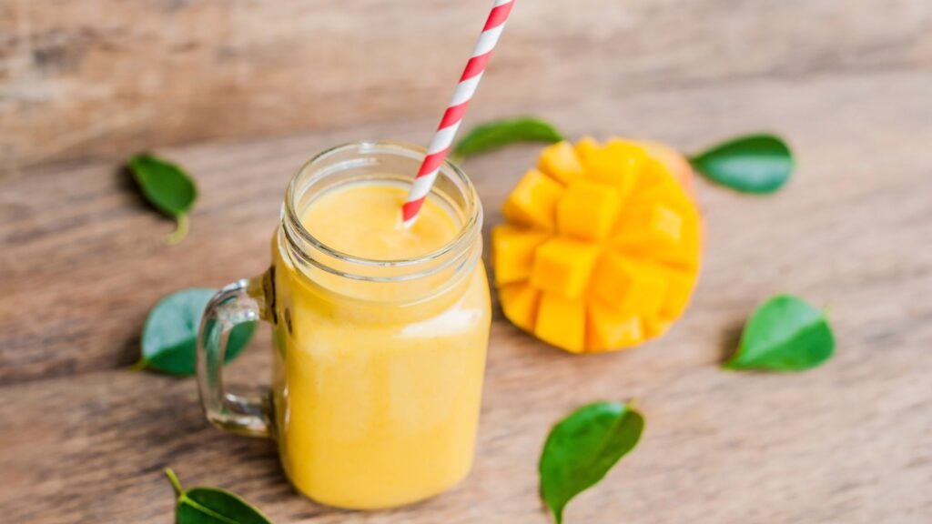 Mango Pumpkin Seed Sattu Smoothie